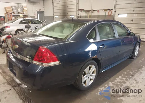 2011 Chevrolet Impala Ls из США, поврежденный, VIN 2G1WA5EK2B1255893